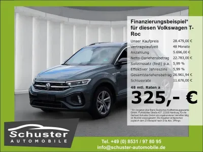 Gebraucht VW T-Roc Cabriolet R-line 150 PS (110 kW) 2025 Blau metallic SUV