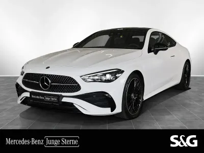 Gebraucht Mercedes CLE450 Night 381 PS (280 kW) 2024 Unilack polarweiß Coupé