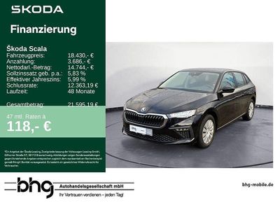 Schwarz Gebraucht 2025 Skoda Scala Essence Kleinwagen | 18.430 € (Superpreis)