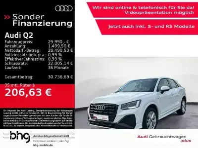 Gebraucht Audi Q2 S-Line 150 PS (110 kW) 2025 Weiß SUV