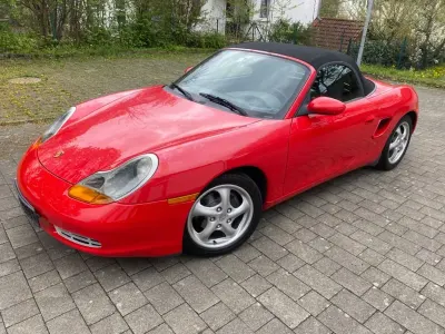 Gebraucht Porsche Boxster 220 PS (161 kW) 2000 Rot Cabrio