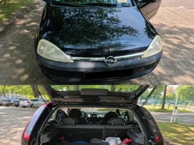 Gebraucht Opel Corsa 2003 Schwarz Kleinwagen