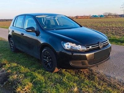 Gebraucht VW Golf VI Trendline 80 PS (58 kW) 2009 Schwarz Kleinwagen