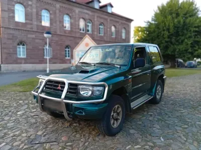 Gebraucht Mitsubishi Pajero 115 PS (84 kW) 2003 Grün SUV