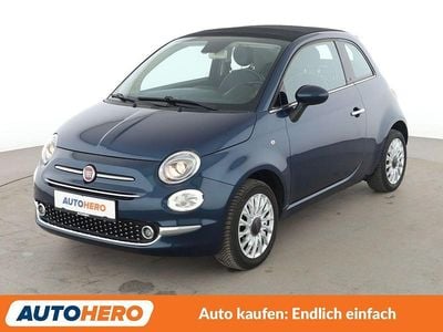 Usata Fiat 500C Lounge 69 CV (50 kW) 2018 Blu Cabrio