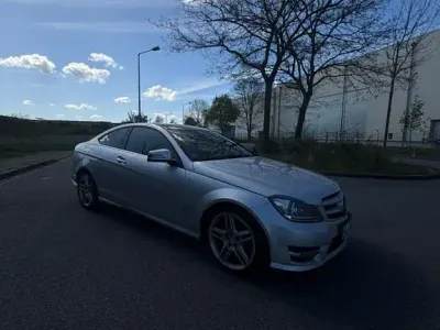 Used Mercedes C250 AMG 204 HP (150 kW) 2014 Silver Coupe
