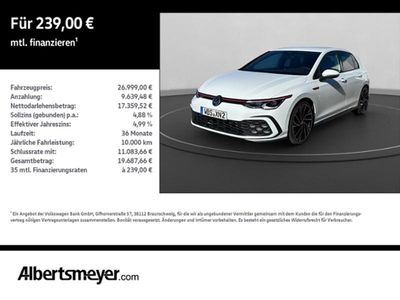Usata VW Golf VIII GTI 245 CV (180 kW) 2021 Bianco Berlina