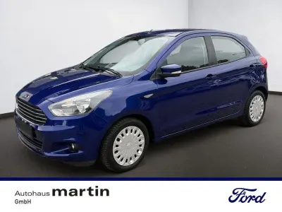 Gebraucht Ford Ka Plus Cool & Sound Edition 86 PS (63 kW) 2018 Blau Kleinwagen