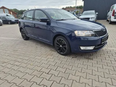 Gebraucht Skoda Rapid Ambition 116 PS (85 kW) 2016 Blau Kleinwagen