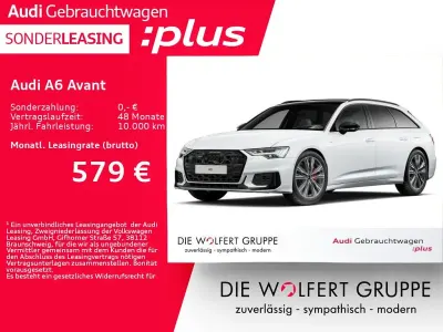 Gebraucht Audi A6 S-Line 367 PS (269 kW) 2025 Gletscherweiß metallic Kombi