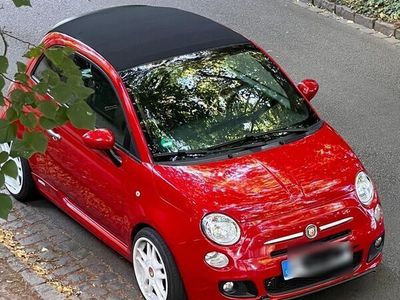 gebraucht Fiat 500 Abarth Cabrio 2014 89Tkm Look 1.3 Diesel