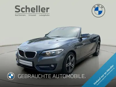 Gebraucht BMW 220 Sport Line 184 PS (135 kW) 2015 Silber Cabrio