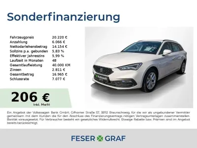 Używany Seat Leon ST Style 150 KM (110 kW) 2022 Biały Kombi