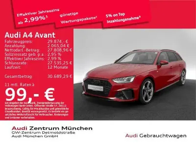 Używany Audi A4 Competition 204 KM (150 kW) 2023 Czerwony Kombi