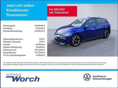 Gebraucht VW Golf VIII R-line 150 PS (110 kW) 2025 Lapiz blue metallic Limousine