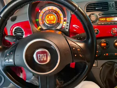 Używany Fiat 500 69 KM (50 kW) 2008 Czerwony Hatchback