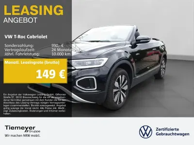 Gebraucht VW T-Roc Cabriolet Goal 116 PS (85 kW) 2025 Schwarz Cabrio