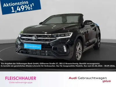 Gebraucht VW T-Roc Cabriolet R-line 150 PS (110 kW) 2025 Schwarz Cabrio