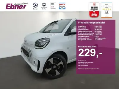 Gebraucht Smart ForTwo Electric Drive Passion Exclusive 60 kW (82 PS) 2020 Weiß Cabrio