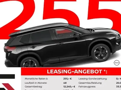 Neu Nissan X-Trail N-Connecta 163 PS (119 kW) 2026 Schwarz SUV