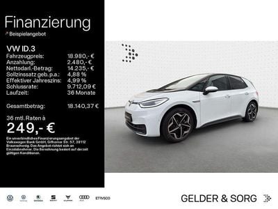 Gebraucht VW ID.3 Pure 110 kW (150 PS) 2022 Weiß Kleinwagen