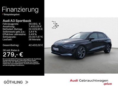 Gebraucht Audi A3 Advanced 204 PS (150 kW) 2025 Mythosschwarz metallic Limousine