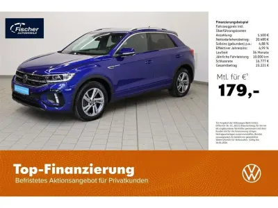 Brugt VW T-Roc R-line 190 HK (139 kW) 2023 Blå SUV