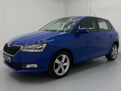 Gebraucht Skoda Fabia 95 PS (69 kW) 2019 Blau Kleinwagen