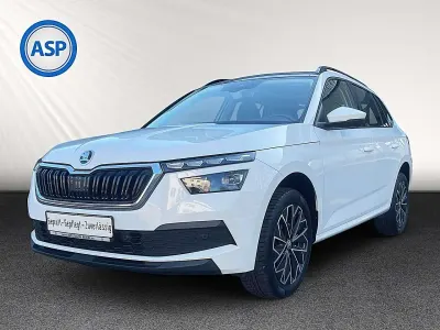 Gebraucht Skoda Kamiq Style 116 PS (85 kW) 2020 Weiß (moonweiss metallic) SUV