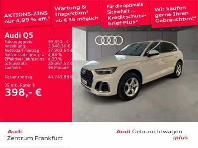 Używany Audi Q5 S-Line 204 KM (150 kW) 2024 Biały SUV