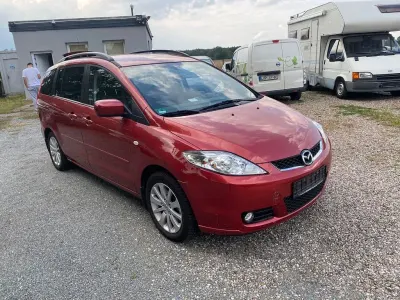 Gebraucht Mazda 5 Exclusive 116 PS (85 kW) 2005 Rot Van / Kleinbus