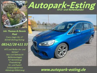 Gebraucht BMW 218 Gran Tourer M Sport 150 PS (110 kW) 2016 Blau Van / Kleinbus