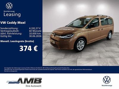 Braun Neu 2025 VW Caddy Maxi Life Life Van / Kleinbus | 39.440 € (Guter Preis)