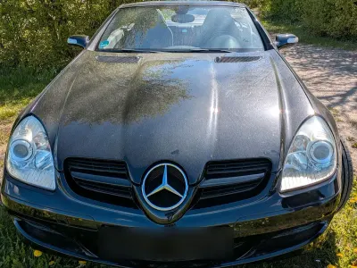 Gebraucht Mercedes SLK200 163 PS (119 kW) 2006 Schwarz Cabrio