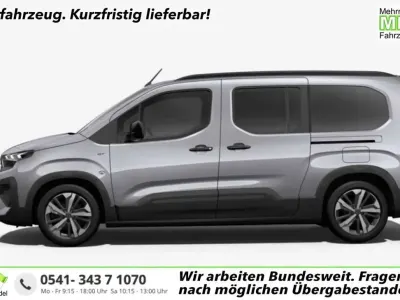 Neu Peugeot Rifter GT 131 PS (96 kW) 2025 Artense grau metallic Van / Kleinbus