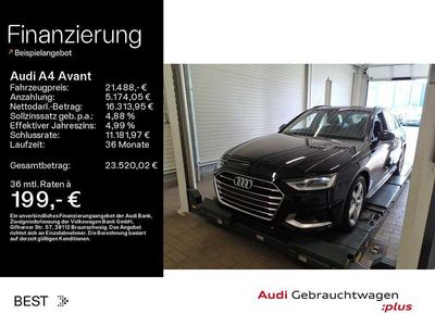 Second-hand Audi A4 Advanced Plus 136 CP (100 kW) 2021 Negru Break
