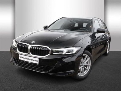 Gebraucht BMW 320e Sport Line 204 PS (150 kW) 2022 Schwarz Kombi