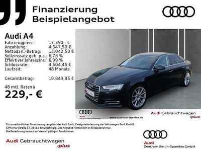 Gebraucht Audi A4 Design 190 PS (139 kW) 2016 Blau Limousine