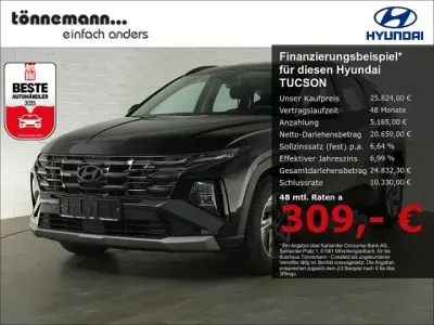 Gebraucht Hyundai Tucson Select 160 PS (117 kW) 2025 Schwarz SUV