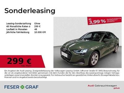 Distriktgrün metallic Gebraucht 2025 Audi A3 Ambiente Limousine | 31.990 € (Superpreis)