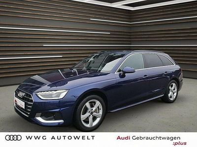 Navarrablau metallic Gebraucht 2021 Audi A4 Advanced Plus Kombi | 25.980 € (Teuer)