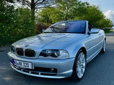 Gebraucht BMW 320 Cabriolet Sport Line 170 PS (125 kW) 2001 Silber Cabrio