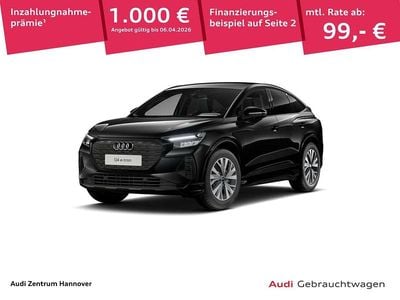 Gebraucht Audi Q4 Sportback e-tron Advanced 125 kW (170 PS) 2022 Mythosschwarz metallic SUV