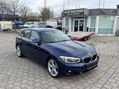 Gebraucht BMW 118 Sport Line 136 PS (100 kW) 2017 Mediterranblau Kleinwagen
