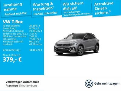 Gebraucht VW T-Roc R-line 150 PS (110 kW) 2025 Grau SUV
