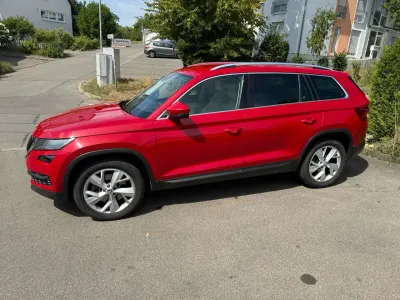 Gebraucht Skoda Kodiaq Style 190 PS (139 kW) 2018 Velvet rot metallic SUV