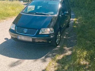 Gebraucht VW Sharan 140 PS (102 kW) 2008 Schwarz Van / Kleinbus
