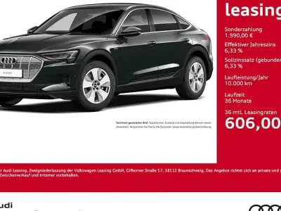 Usata Audi e-tron Sportback Ambiente 300 kW (408 CV) 2022 Grigio SUV