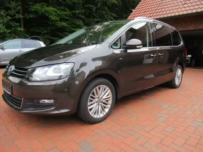 Gebraucht VW Sharan Cup 140 PS (102 kW) 2015 Schwarz Van / Kleinbus