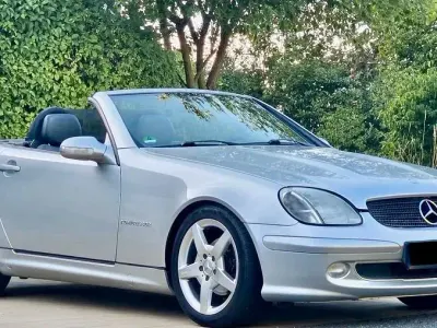 Gebraucht Mercedes SLK200 Edition 163 PS (119 kW) 2003 Silber Cabrio